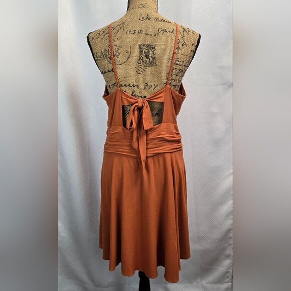 Urban Outfitters Linen Rayon Blend Sleeveless Dress Sz L - Picture 7 of 12